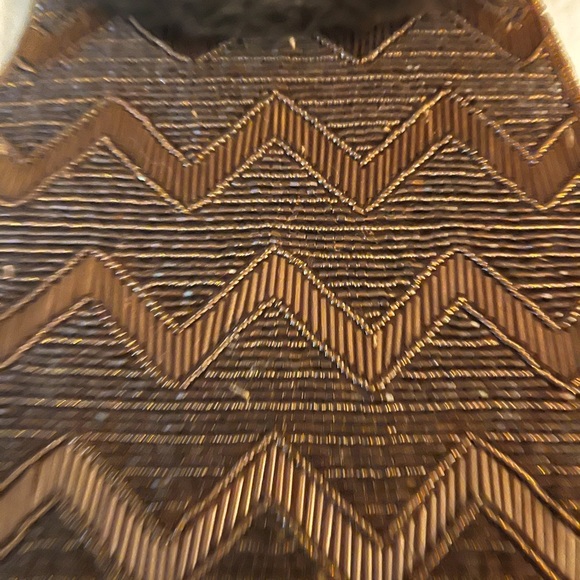 Paris beaded/ genuine fur trim bag - Picture 7 of 9